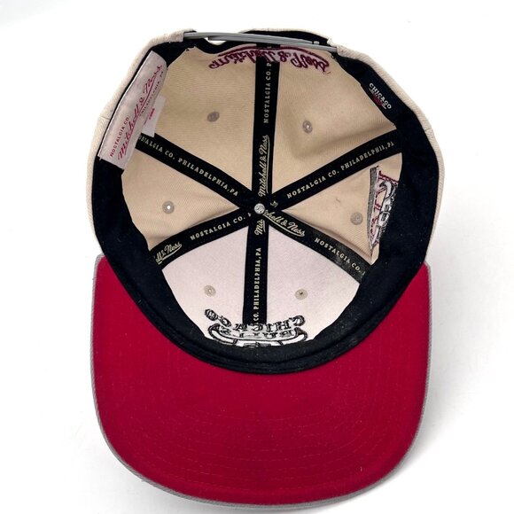 Mitchell & Ness Chicago Bulls 30th Anniversary Cap Hat Adjustable Snapback 1996 - Picture 13 of 16